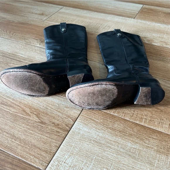 Frye Melissa Tall Riding Boot (Black) (7.5) - Picture 9 of 10